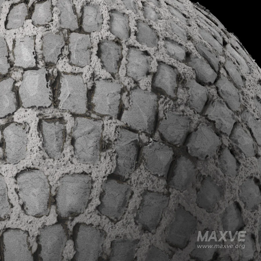 D284 Stone Pavement – Pbr 4k Seamless - Image 2