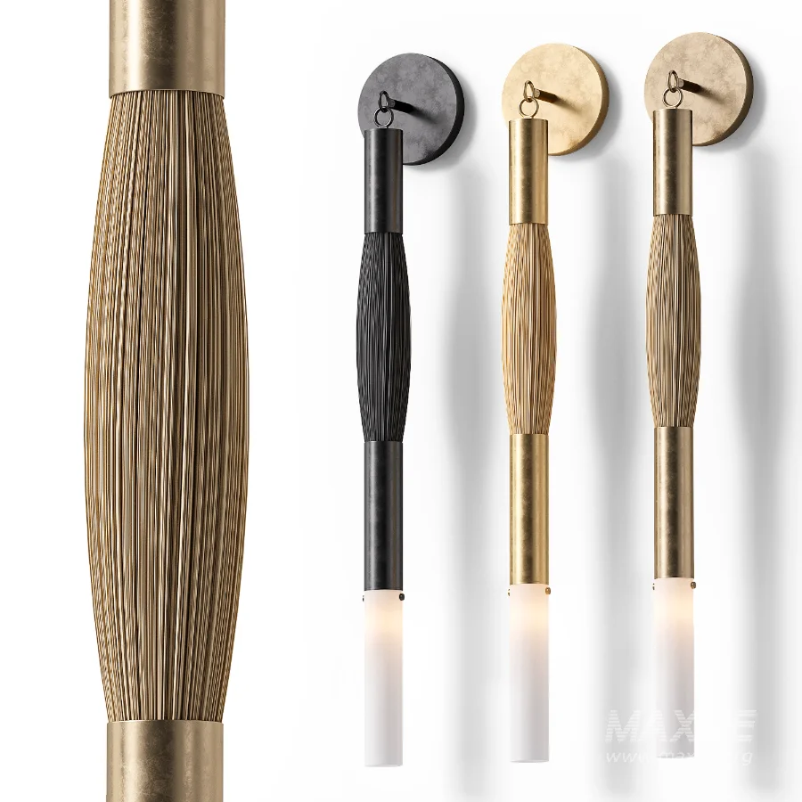 Wall Lamp Apparatus Horsehair 1 - Image 1