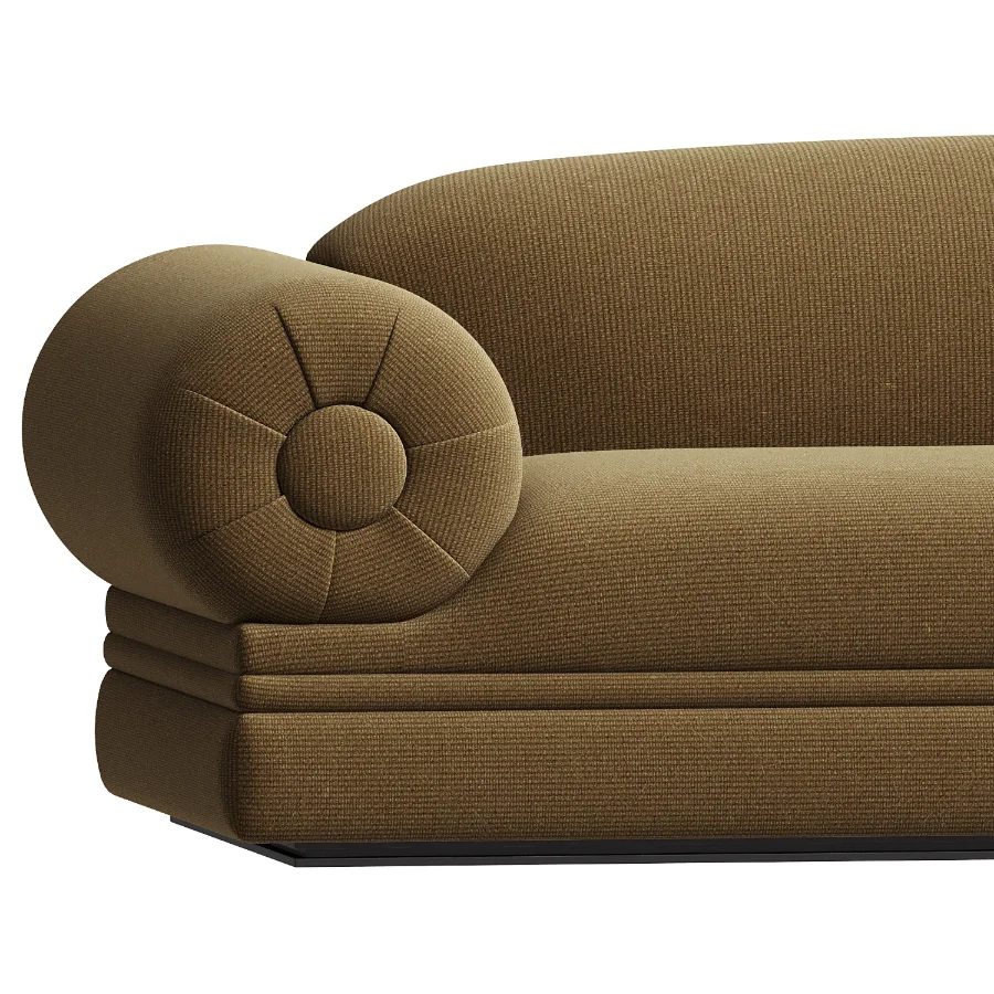 Beige Jacquard Sofa Louison - Image 4