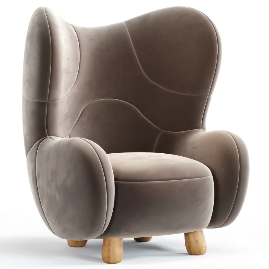 Clifford Armchair By Pierre Yovanovitch - Image 2