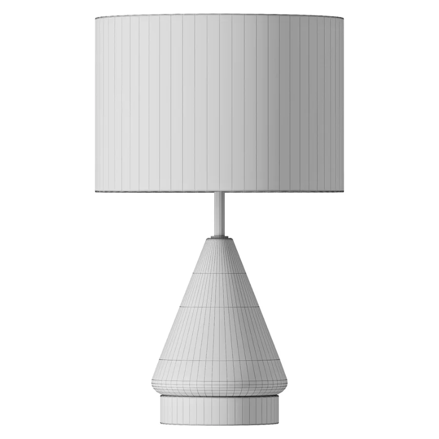 Metalized Glass USB Table Lamp - Image 3