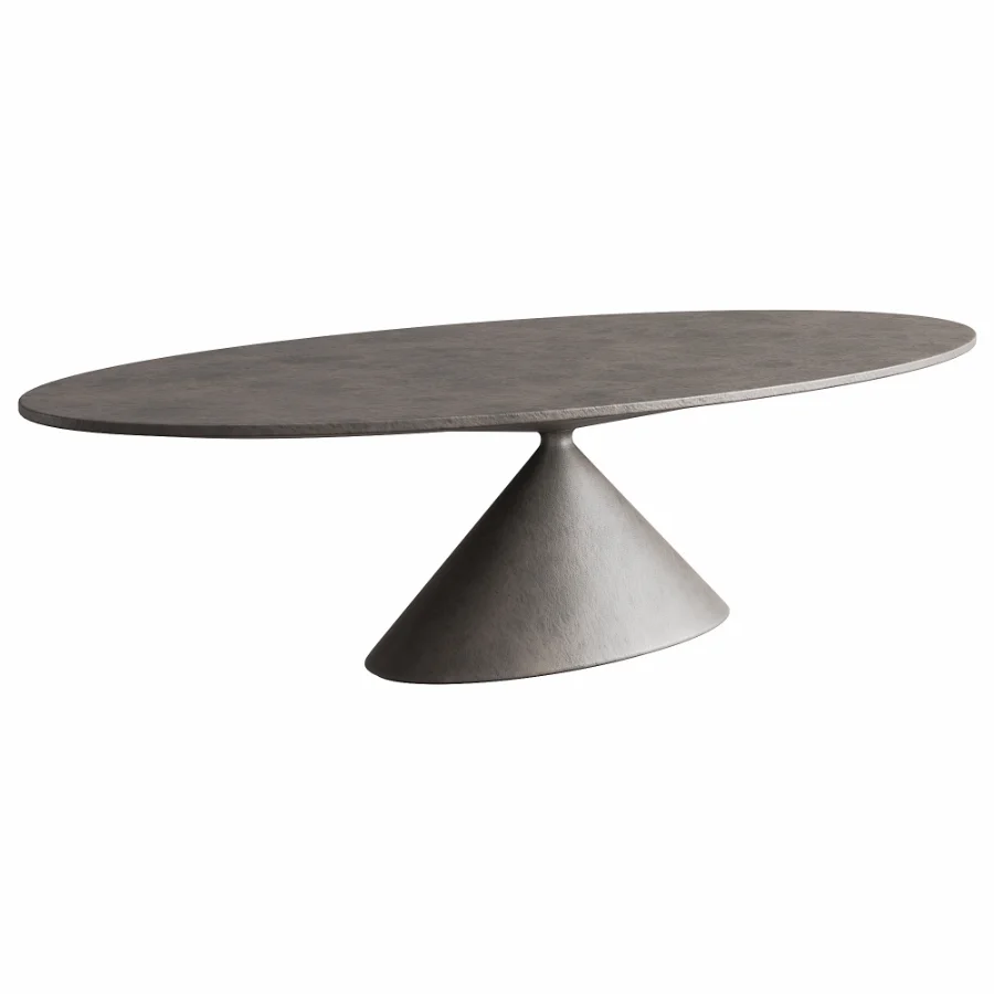 Maxi Clay Oval Dining Table By Desalto - Image 2