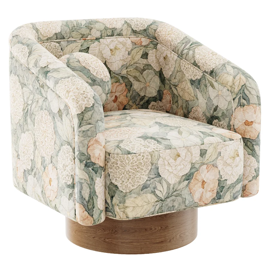 Contemporary Barrel Armchair - Image 2