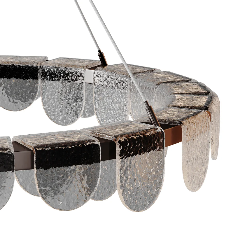 Riverbed Circular LED Pendant Light - Image 4