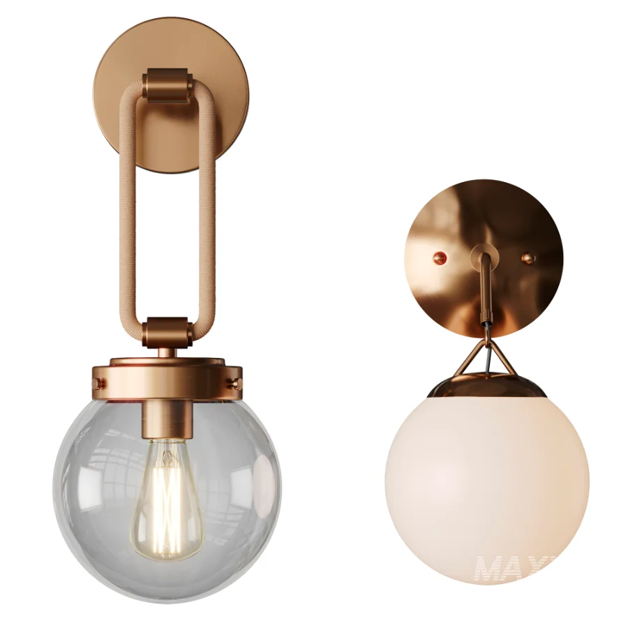 Hooked Globe And Coastal Cottage Rope Globe Sconce - Image 5