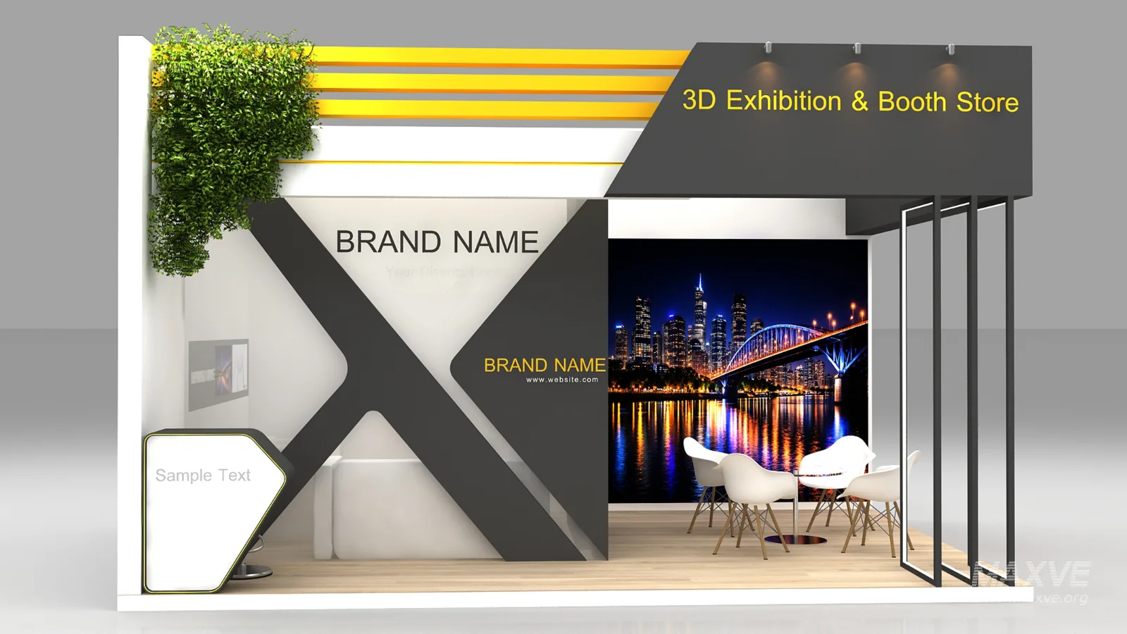 Exhibition Booth 3D Model - Image 3
