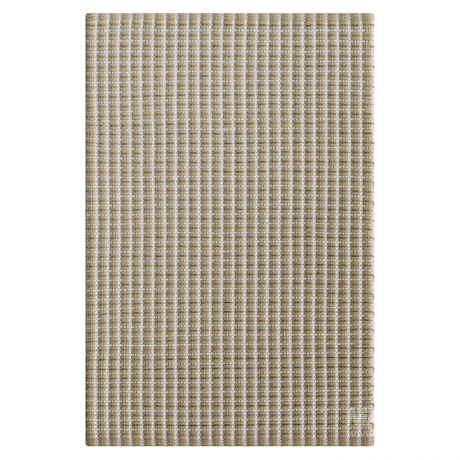 Gridiron Wheat Handwoven Indoor Outdoor Rug - Image 2