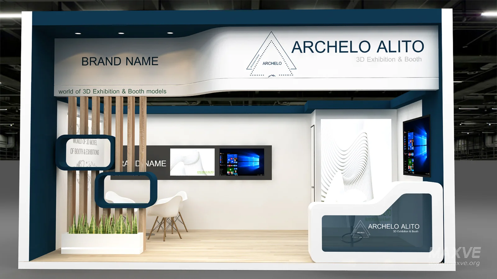 Exhibition Booth 3D Model - Image 3