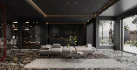 Modern living room and dining room interior scene - Thumbnail 9