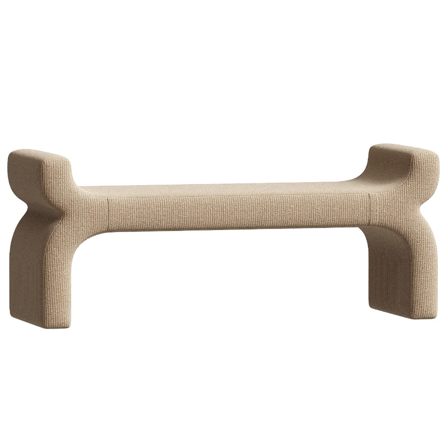 Wrought Studio Cleve Fabric Bench - Image 2