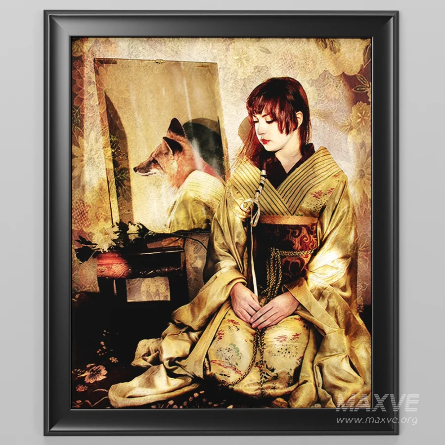 D165 KITSUNE Canvas print - Image 1