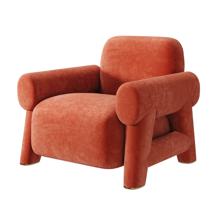 Modern style Lugar Nefertiti armchair - Image 4