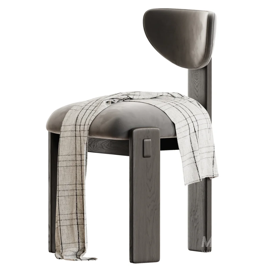 Elio Upholstered Oak Dining Chair - Image 6