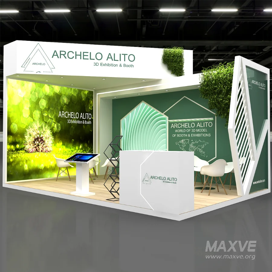 3D Stand Booth Model - Image 2