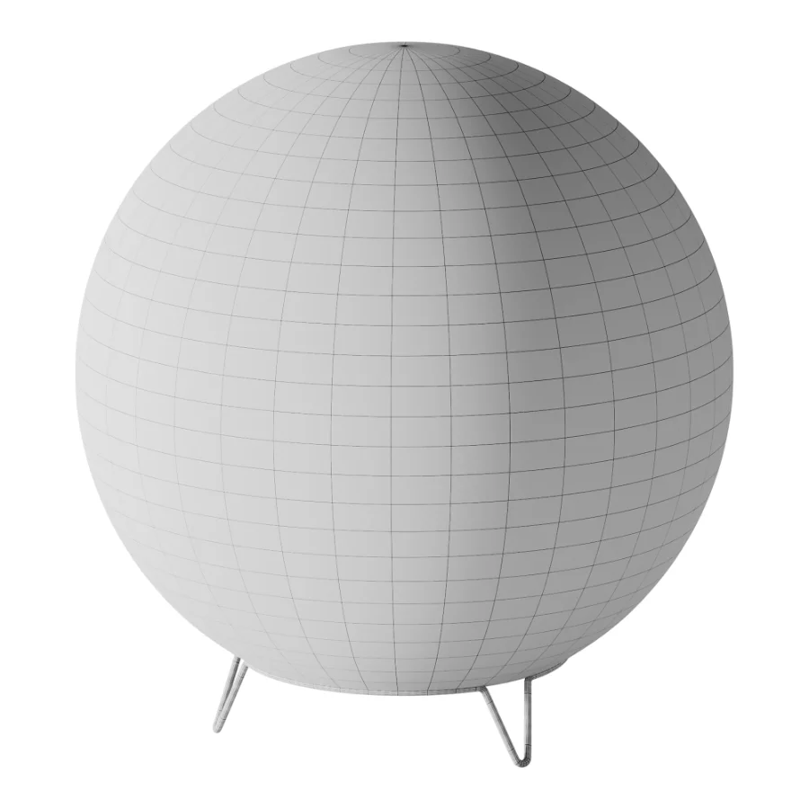 Round LED Japanese Style Lantern Rice Paper Desk Lamp - Image 9