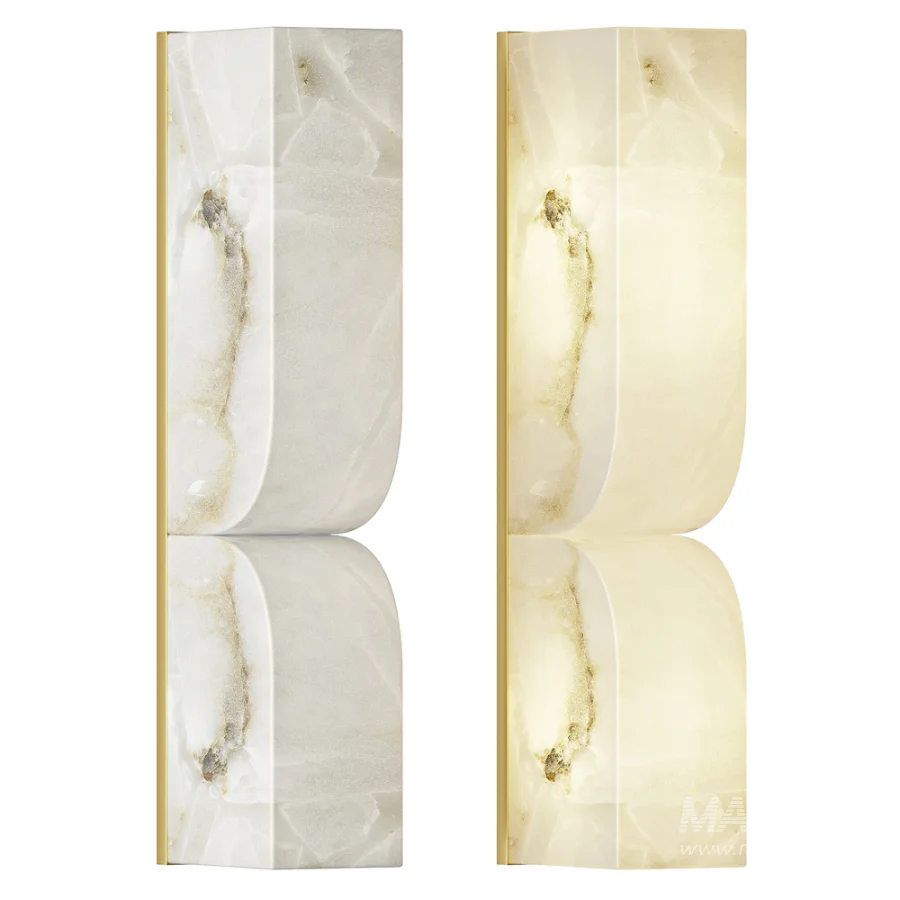 Alabaster Essence Wall Sconce - Image 1