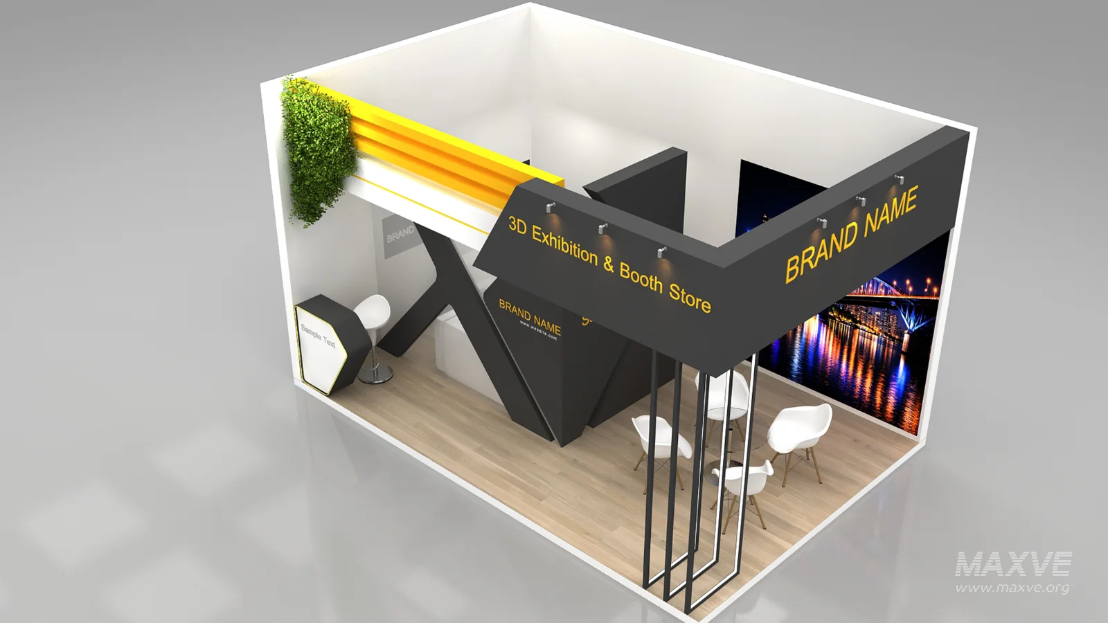 Exhibition Booth 3D Model - Image 5