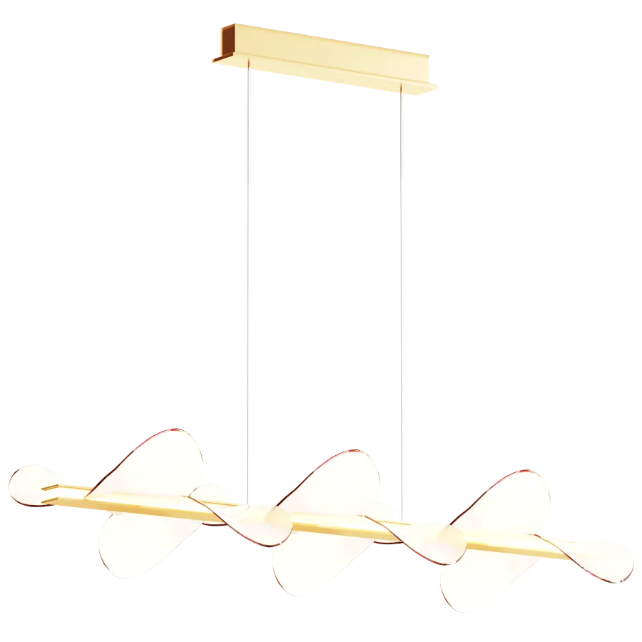 Italian LED Chandelier Flower Petals - Image 2