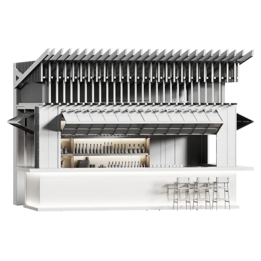 Kiosk Cafe – Booth Cafe coffeehouse 25 - Image 6