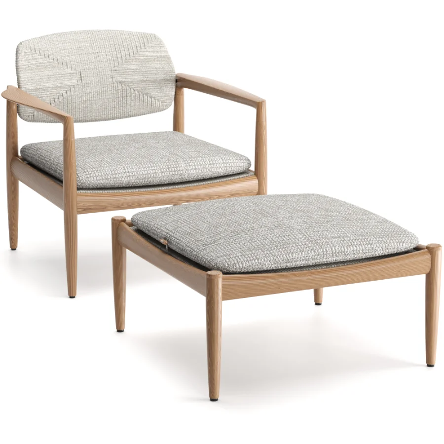 Yoko Cord Outdoor Armchair - Image 4