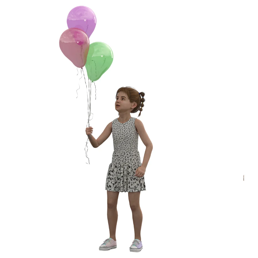 kids with balloon - Image 5