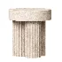 Isabella Round Marble Side Table - Thumbnail 3