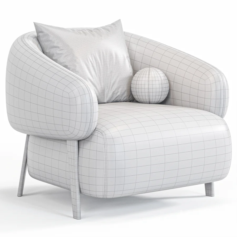 Fort Armchair By Rete Home - Image 3