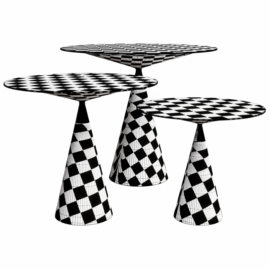 Round Side Table Set By Desalto - Image 1