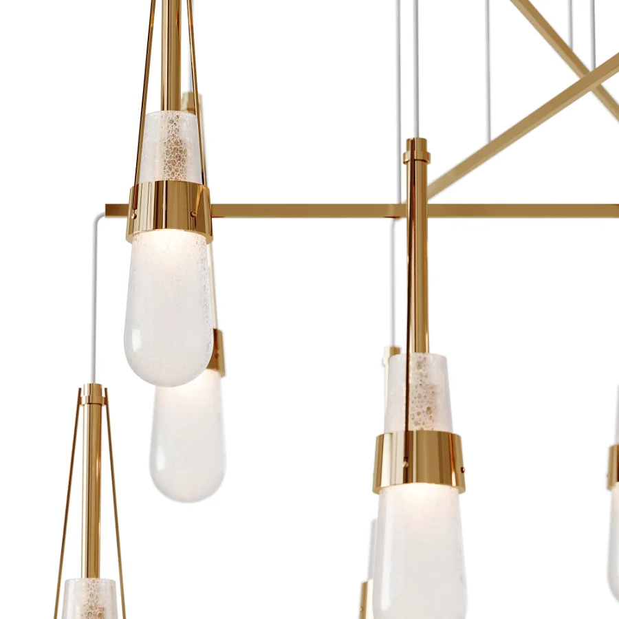 Light Blown Glass Mobile Pendant - Image 6