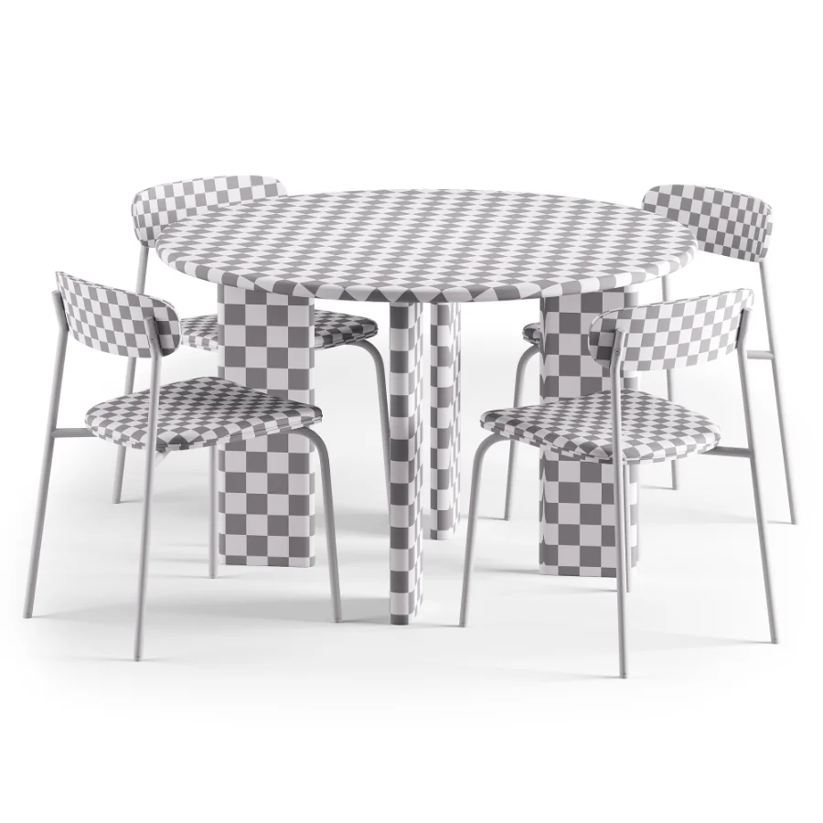 Cove Fabric Dining Chair and Mara Round Dining Table - Image 6