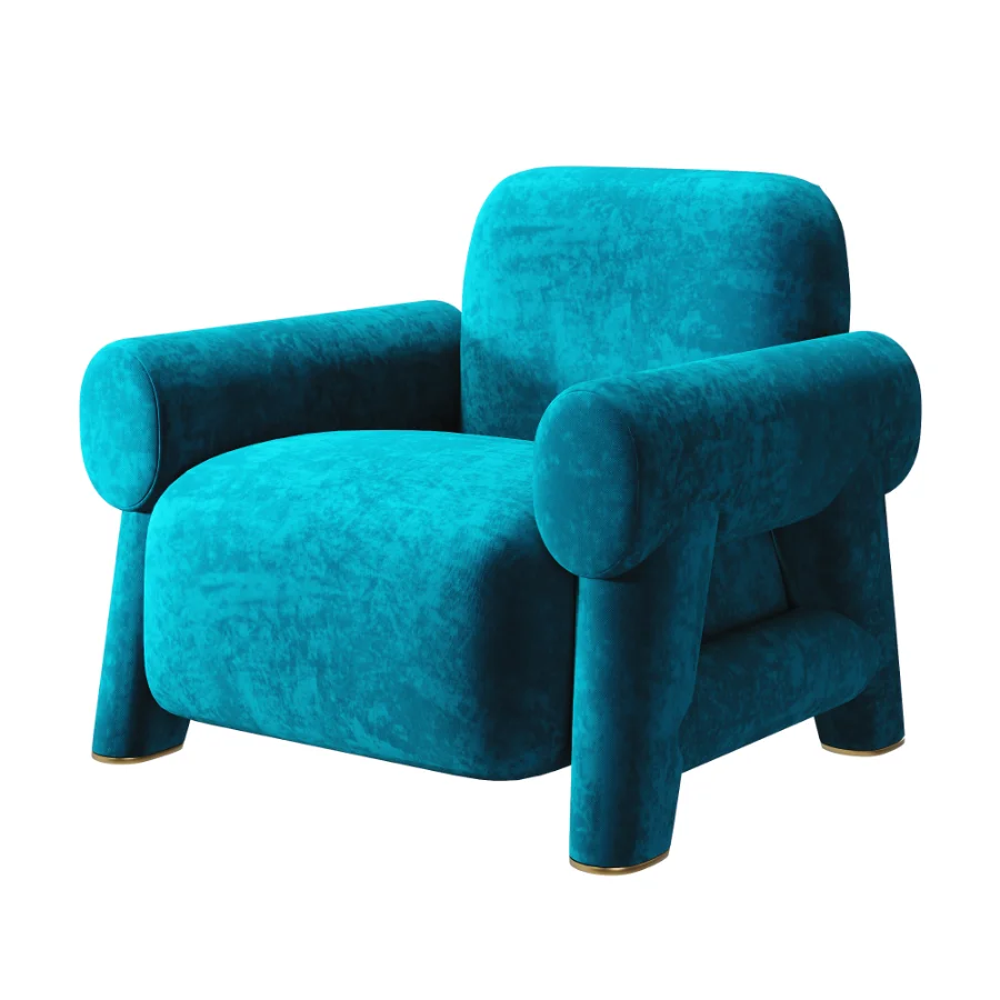 Modern style Lugar Nefertiti armchair - Image 1