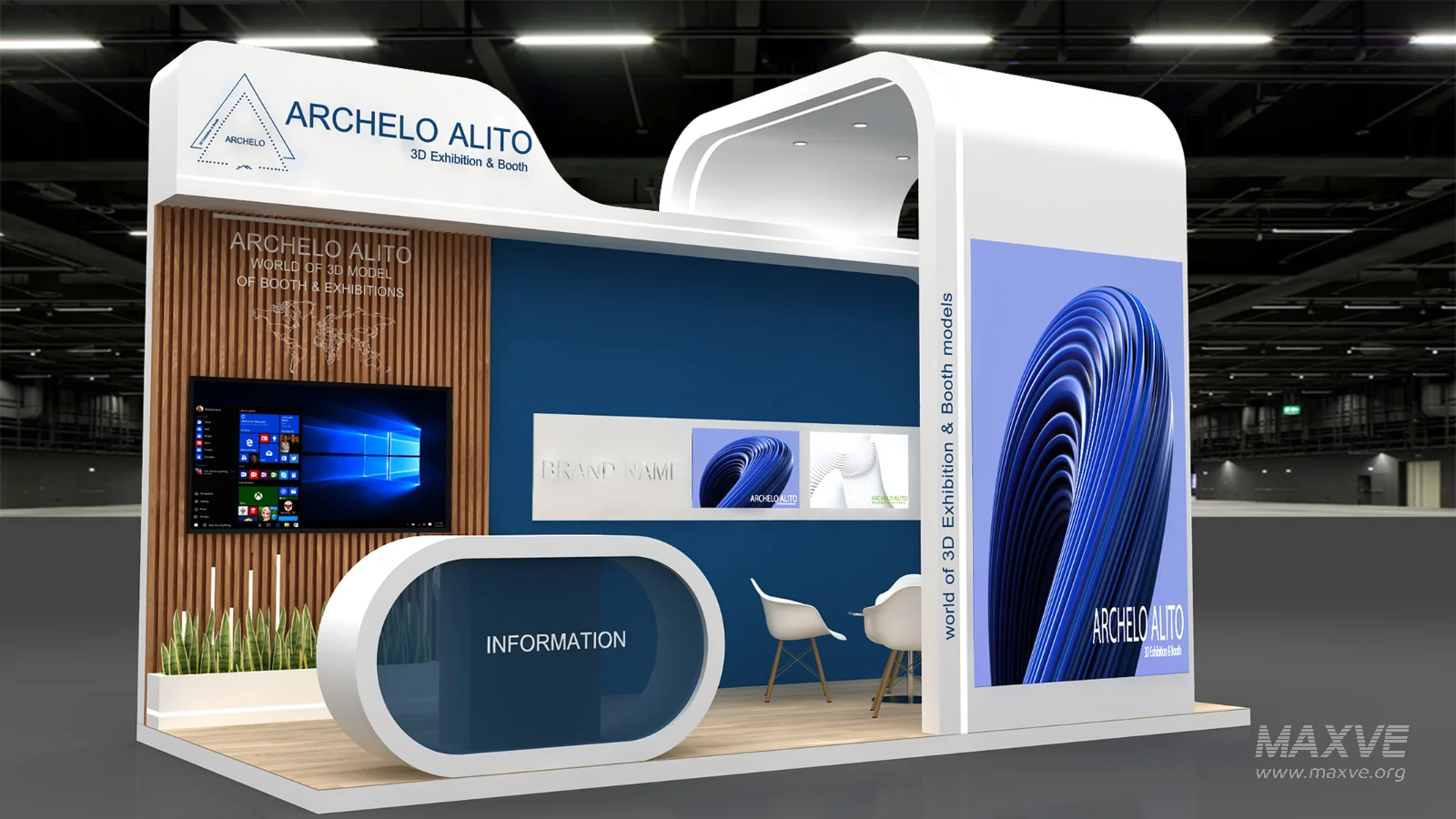 Exhibition Booth 3D Model - Image 4
