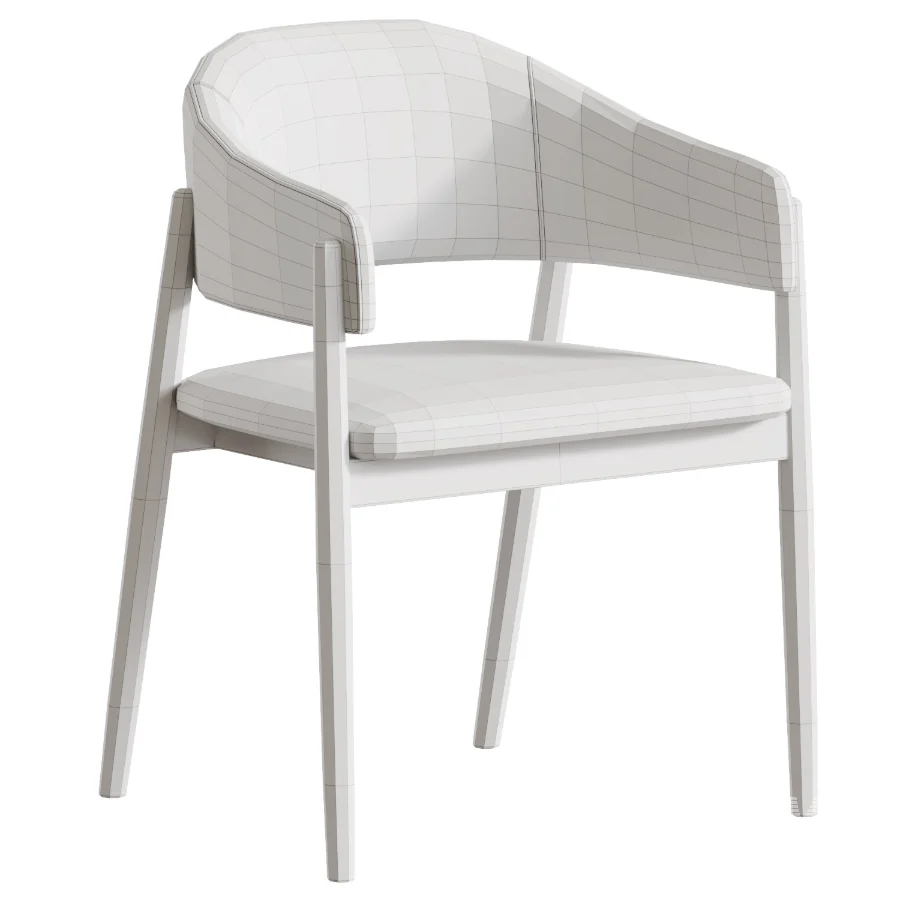 Scaun Gri Tapitat ALBA - Image 4