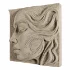 Artistic Female Portrait Relief Wall Art - Thumbnail 3