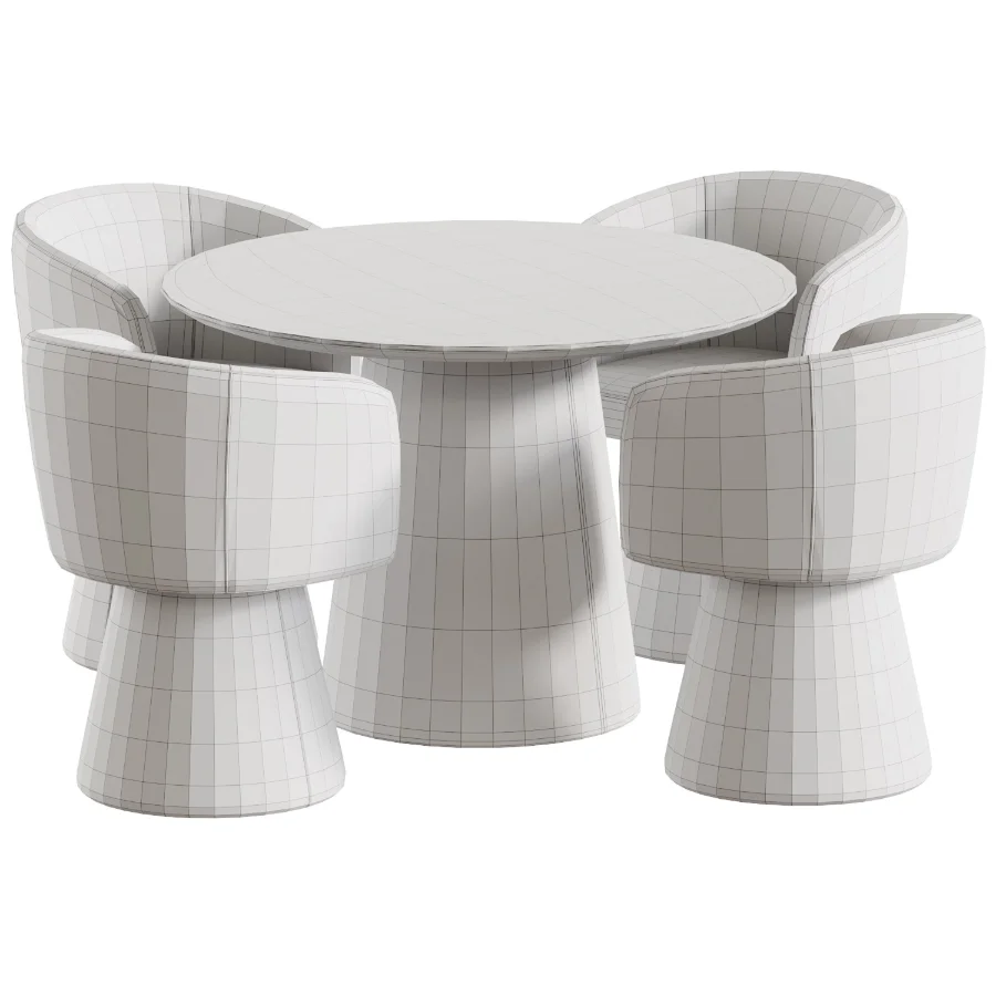 Dining set 06 - Image 4