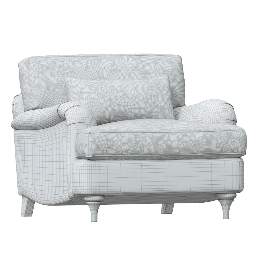 Daphnis Seaweed Velvet Sofa 1 Seater - Image 1