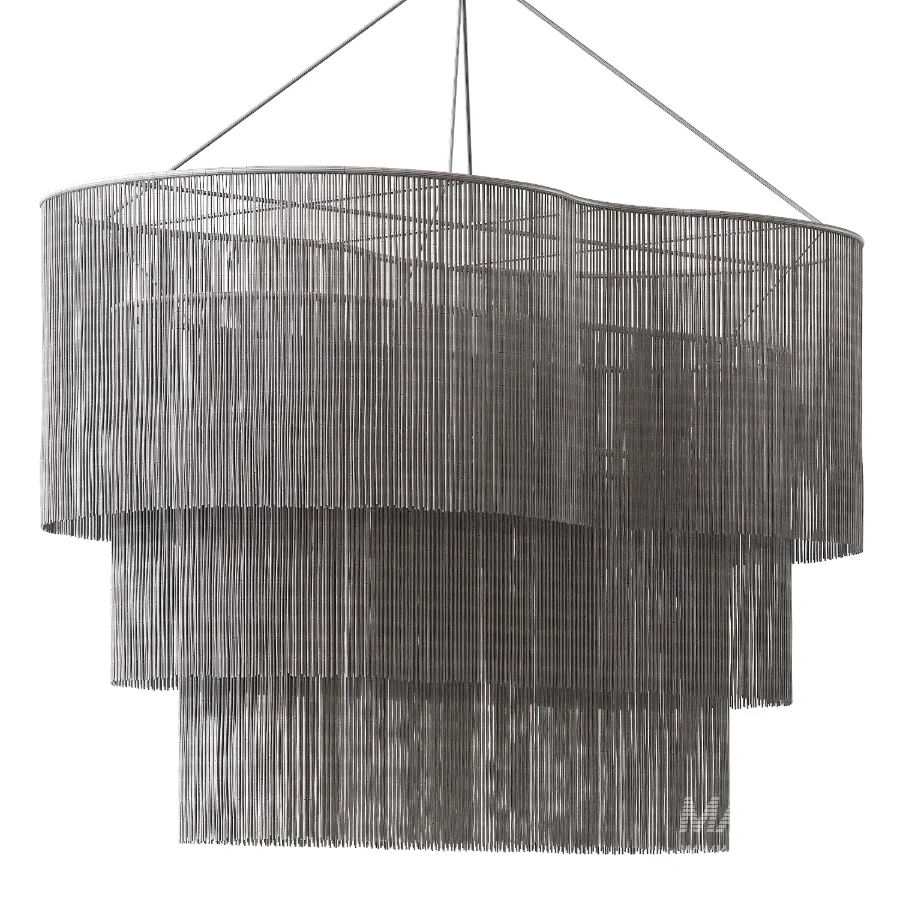 Merida 3-Level Mexican Handmade Tassel Chandelier - Image 6