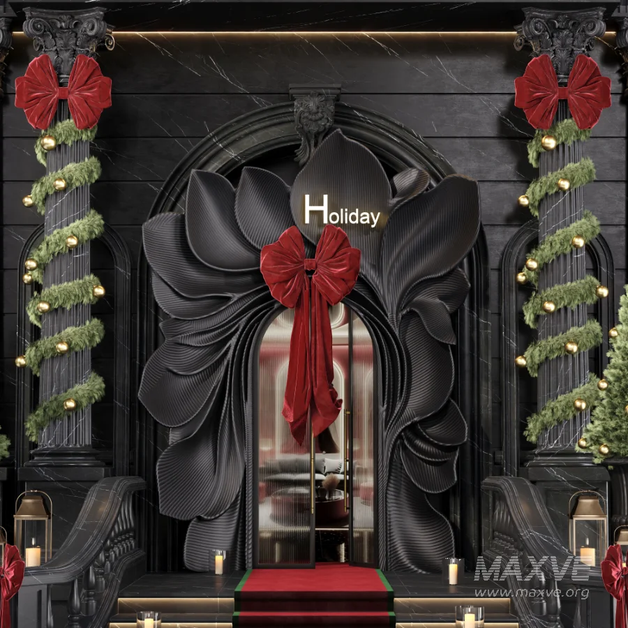 Christmas Entrance Decoration 02 - Image 4