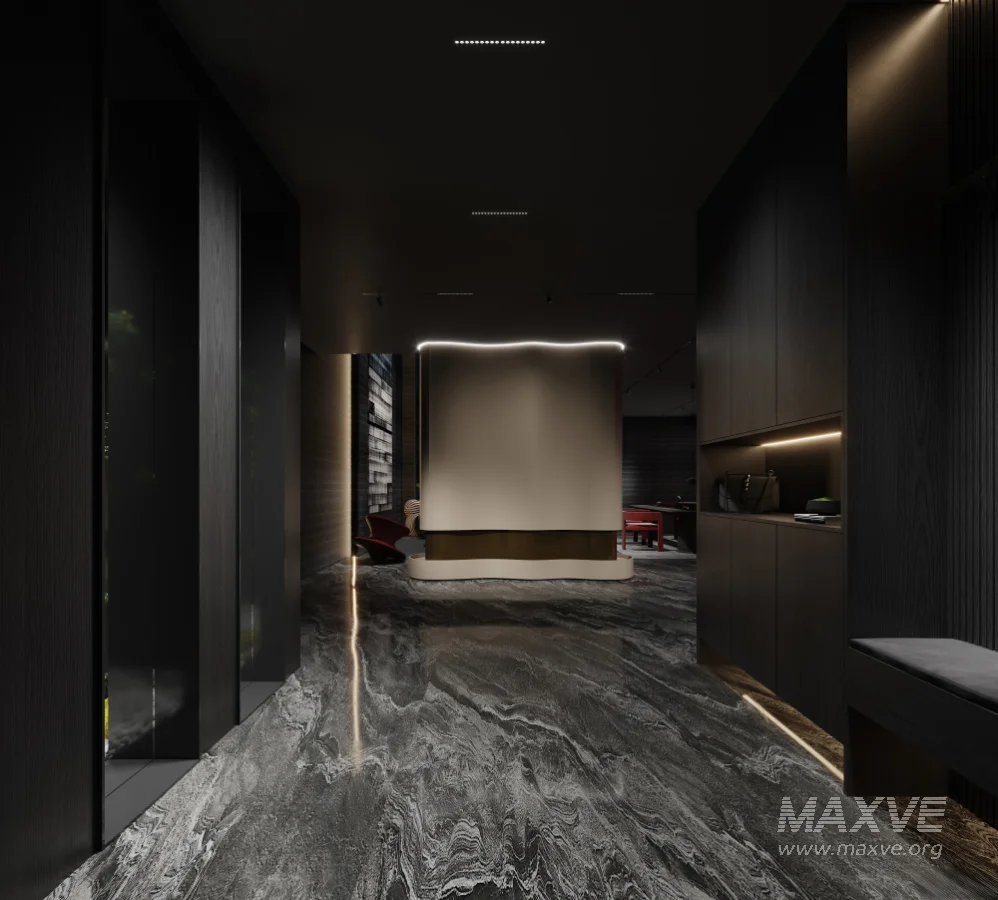 Modern villa living room and dining room interior - Image 6