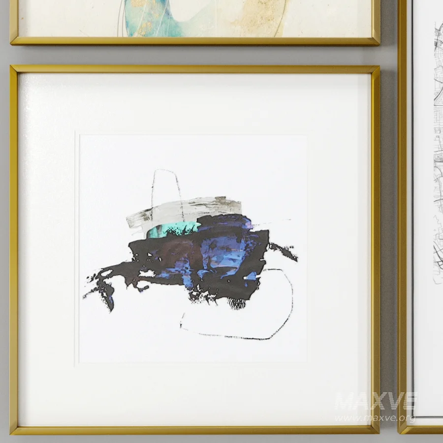 D176 Copenhagen Map By Daydream And Synergy Painting - Image 2