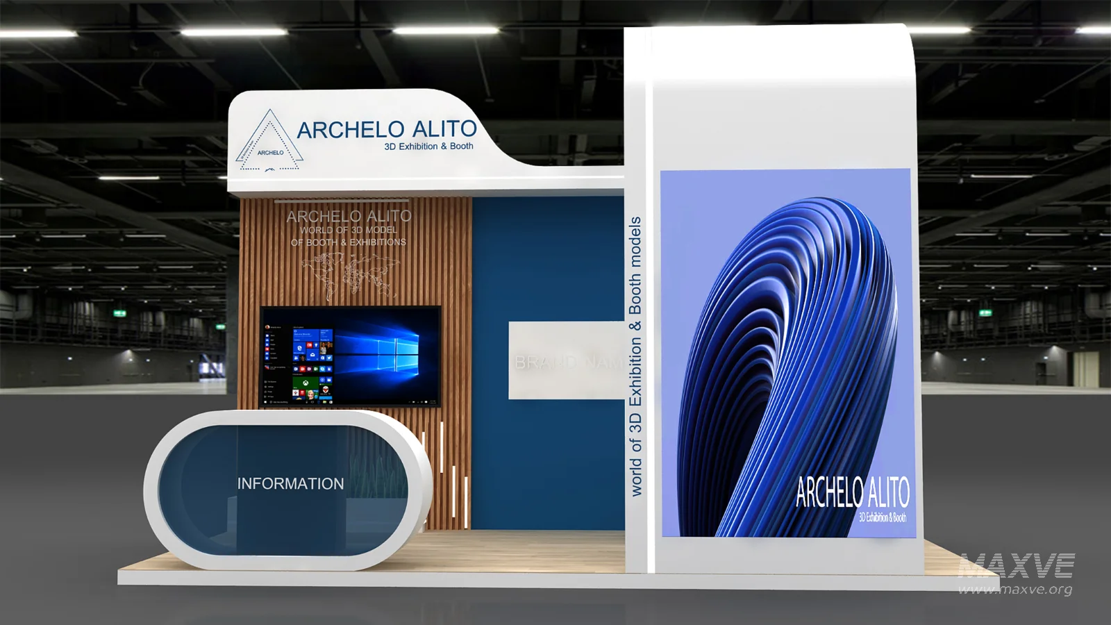 Exhibition Booth 3D Model - Image 6