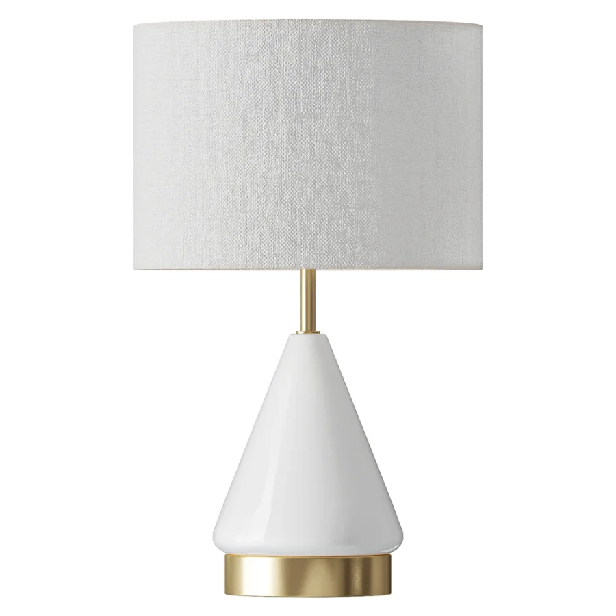 Metalized Glass USB Table Lamp - Image 2