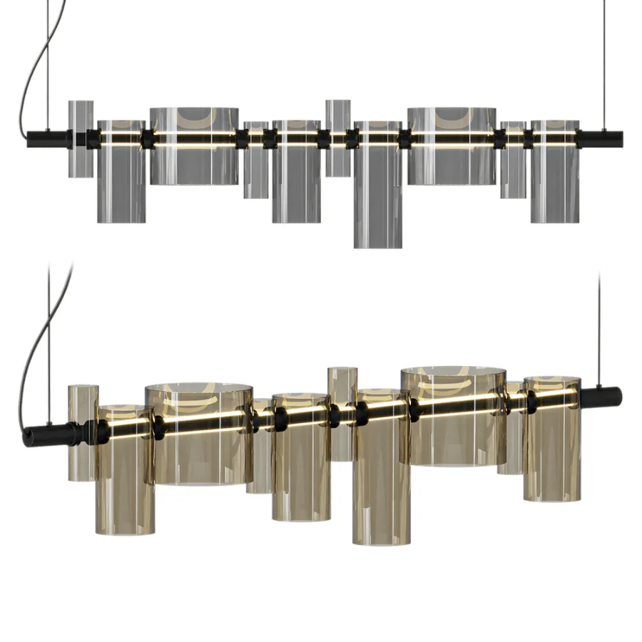 Oluce DANCING GLASS LED Glass Pendant Light - Image 1