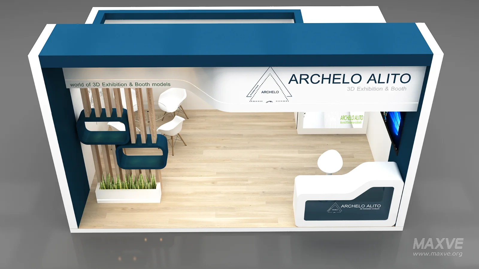 Exhibition Booth 3D Model - Image 5