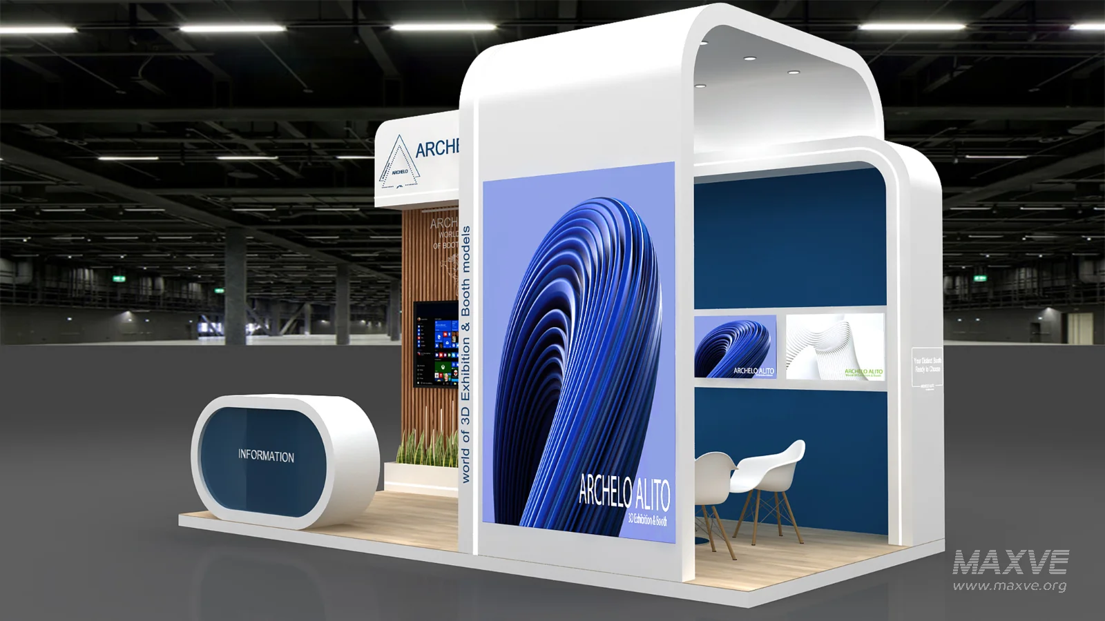 Exhibition Booth 3D Model - Image 5