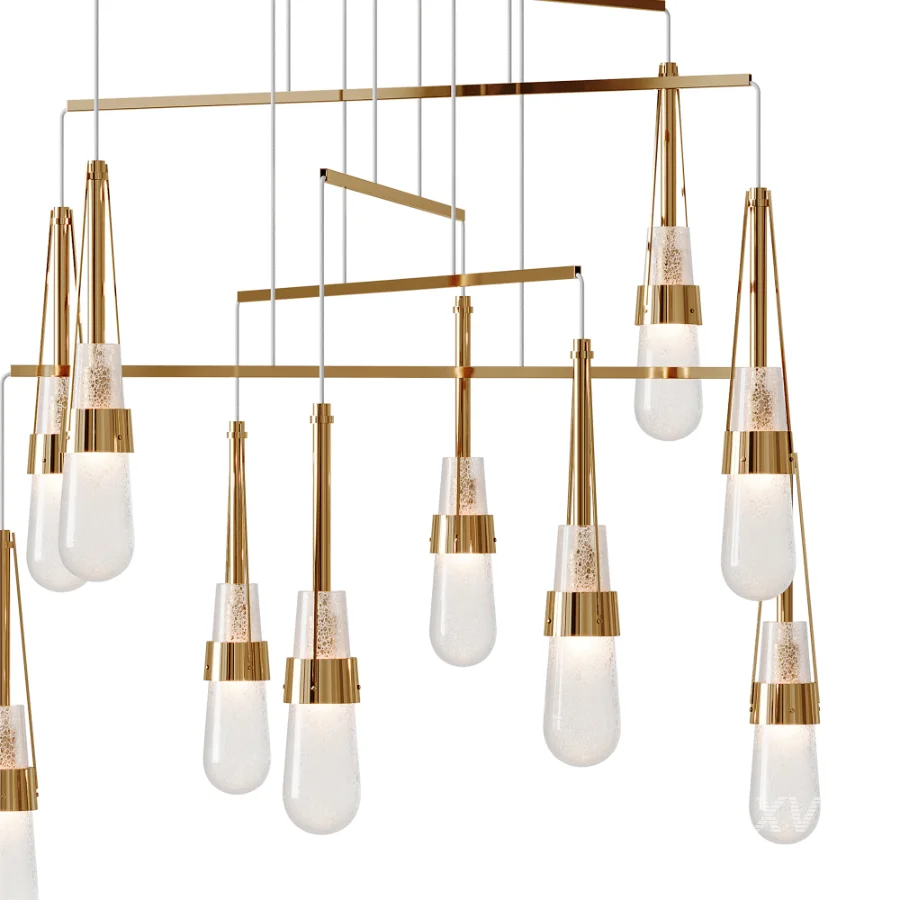 Light Blown Glass Mobile Pendant - Image 9