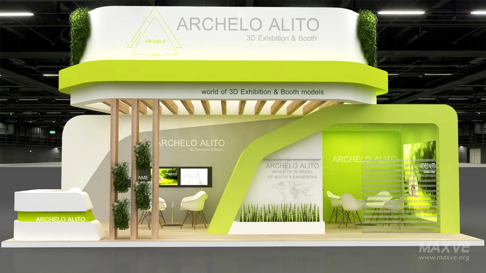 booth 3d model - Image 7