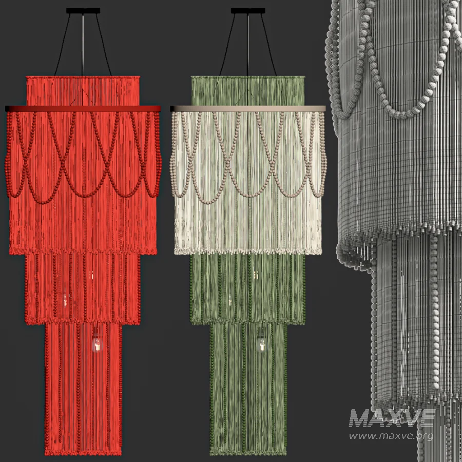 Подвесной светильник Cascade EDL Red - Image 4