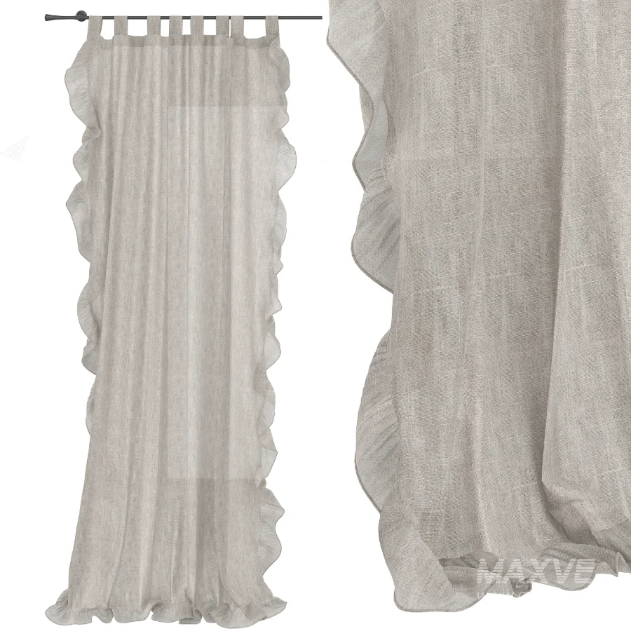Curtains with ruffles Interstil Epilog cornice - Image 4