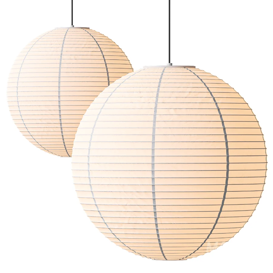 Noguchi Akari Japanese Style Pendant Light - Image 5